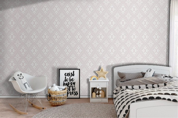 Geometric decoration children's pattern wallpaper.