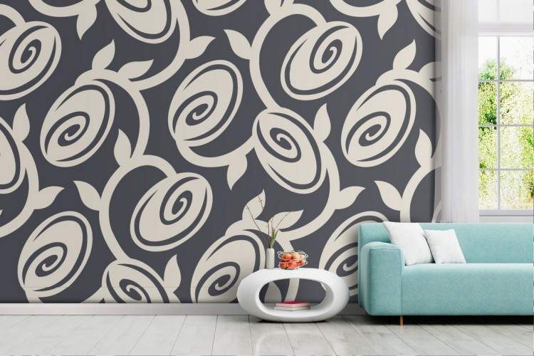 Abstract striped wallpaper modern decoration.