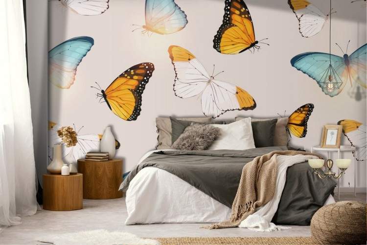 Wallpaper farfalle natura animali moderna.