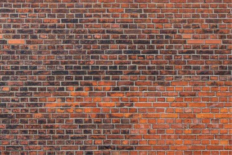 Terracotta brick surface wallpaper.