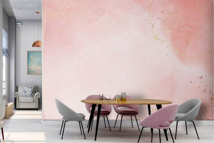 Luxury pink marble wallpaper surface