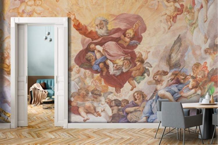 Religious art painting wallpaper