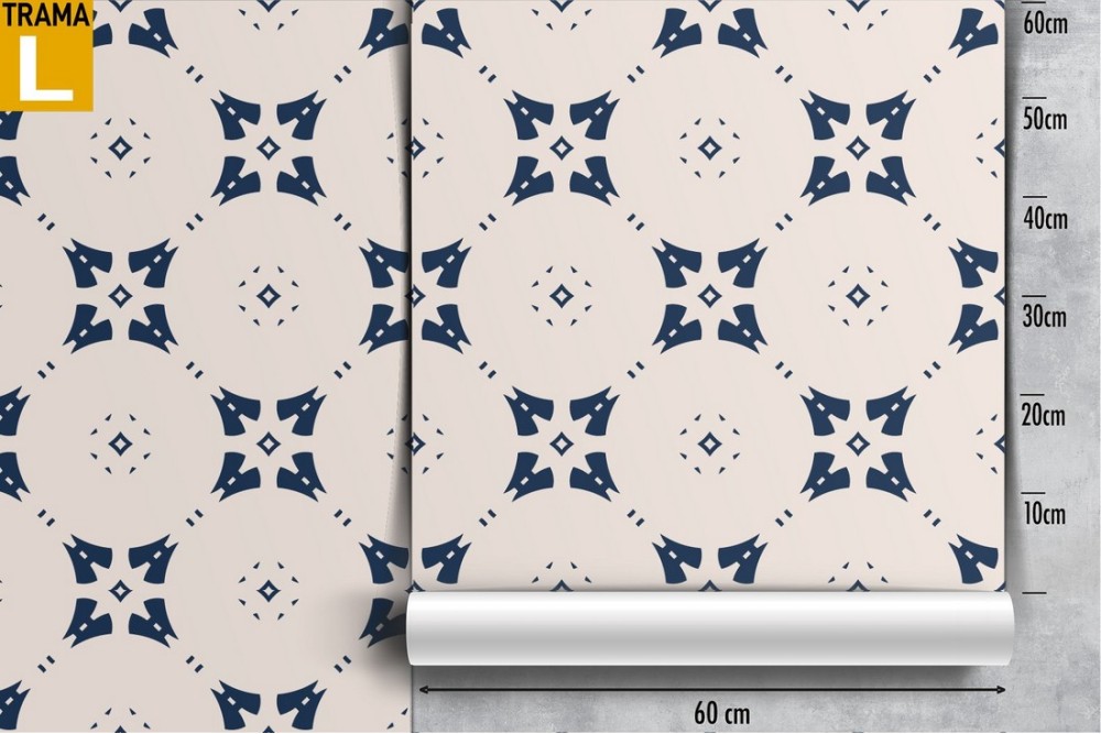 Carta da Parati decorazione geometrica vintage pattern.
