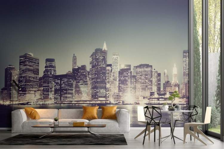 Wallpaper città New York grattacieli skyline