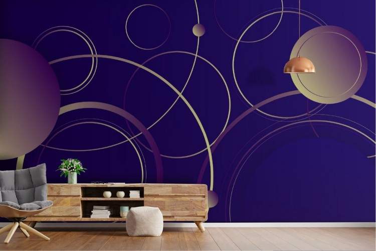 Abstract Wallpaper Circles and Geometries