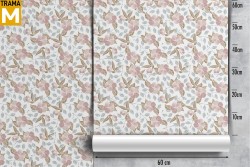 Vintage Nature Flowers Wallpaper