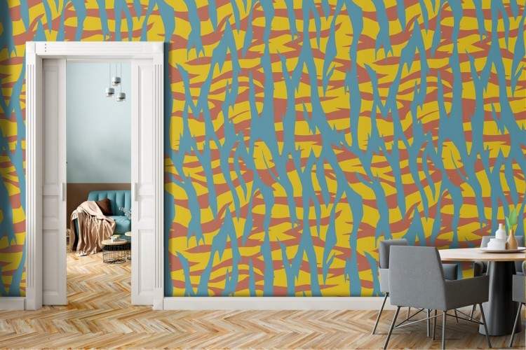 Vintage abstract wallpaper decoration.