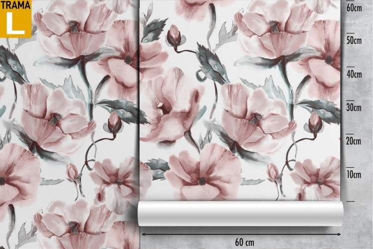 Carta Da Parati Fiori Natura Peonie Rosa 254x184 cm - Include Colla -  Moderna Soggiorno Camera Da Letto Fotomurali In Tessuto Non Tessuto TNT