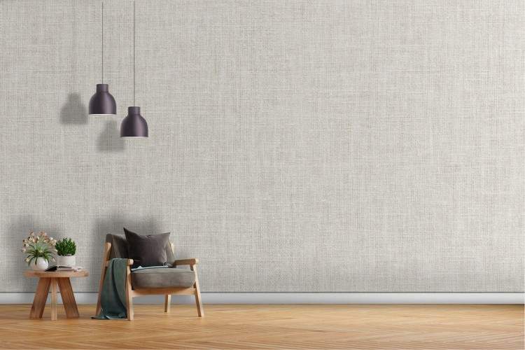 Antique White Fabric Texture Wallpaper-78