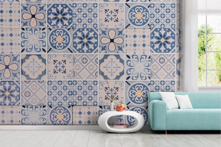 Ischia Vintage Tile Wallpaper