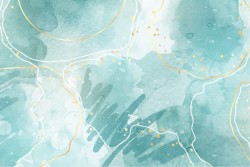 Carte da Parati sfumature celeste e oro