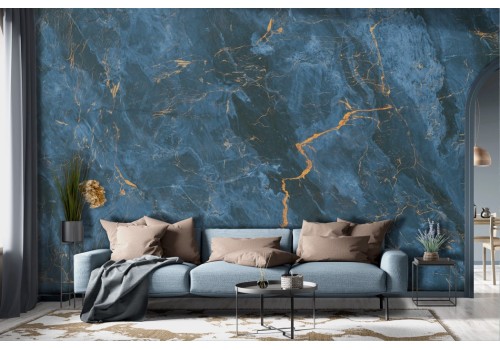 Blue Light - Carta da parati con effetto marmo effetto marmo per divano, carta  da parati astratta con pittura a olio 3D, 150 x 105 cm : : Fai da  te
