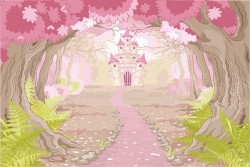 Carta da Parati Bambini Paesaggi Principesse e ballerine Fantasy