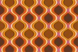 Brown orange vintage wallpaper