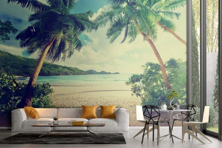 Tropical beach landscape wallpaper nature