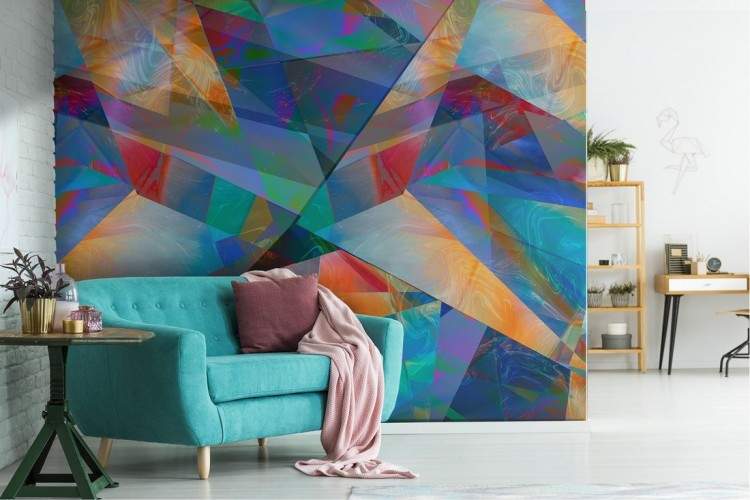 3D Modern Pop Wallpaper Decoration