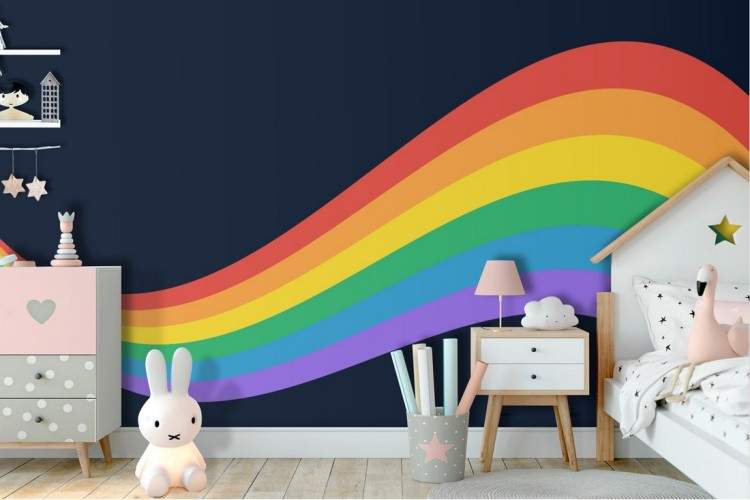 Carta da parati per bambini - Dreamers - Arcobaleno - Parati E-store