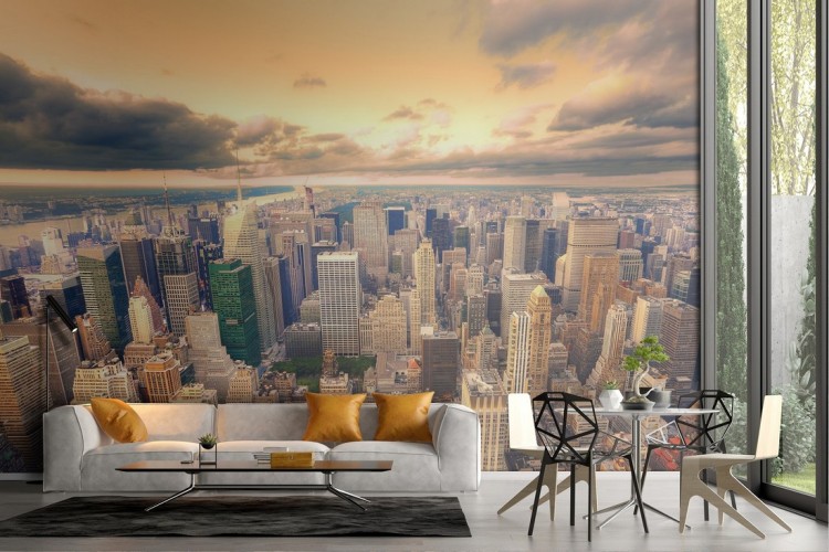 New York City Panoramic Landscape Wallpaper