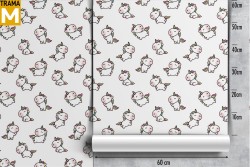 Carta da Parati Decorazioni e Pattern Animali uccelli Fantasy