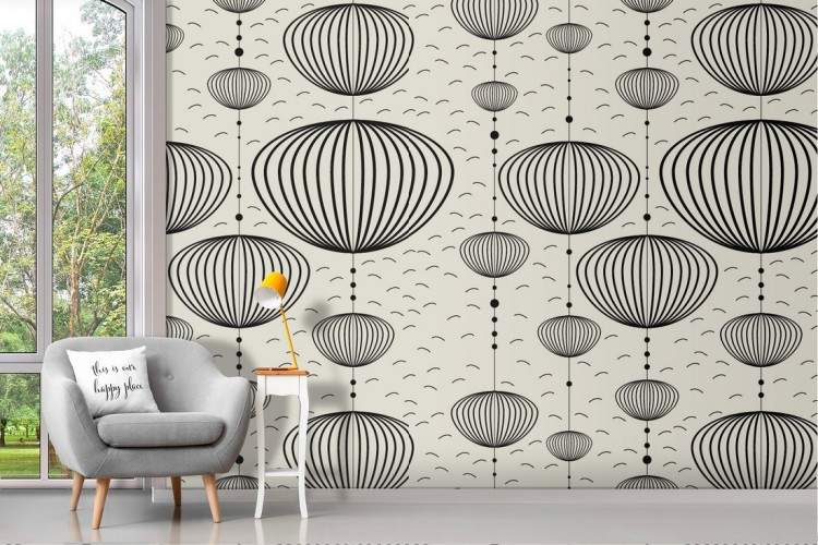 Abstract geometry wallpaper decoration.