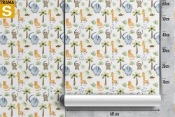Carta da Parati Bambini Animali uccelli Decorazioni e Pattern