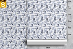 Carta da Parati Design e Stili Flora e Fauna animali Natura Orientale zen